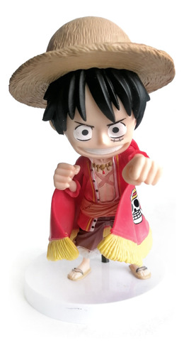One Piece D Luffy Con Capa Figura En Caja
