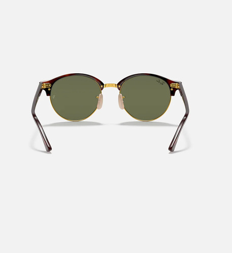 Ray-ban Clubround Rb4246 Acetato Clásico Standard , Verde G15 Habana Rojo Pulido Habana Rojo