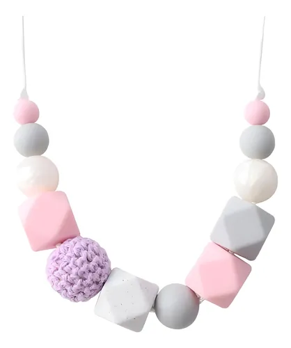 Collar De Lactancia Mamás Collar Rasca Encías Para Bebes