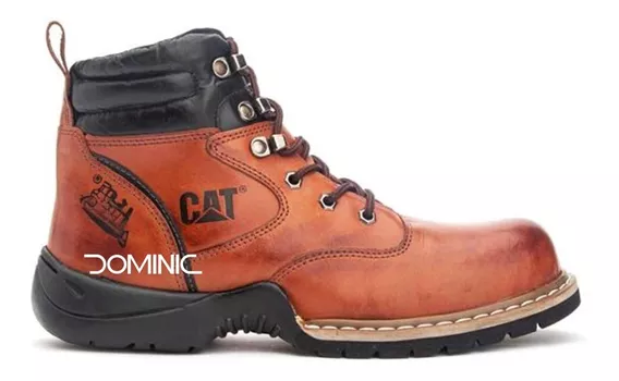 Borcego / Bota Caterpillar Cat Steel Toe Cuero Importado