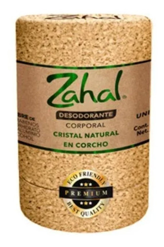 Desodorante Natural Stick 60g en corcho Desodorante piedra de alumbre con empaque ecológico