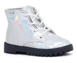 Botin Casual De Niña Molekinha 232126-512 Plata