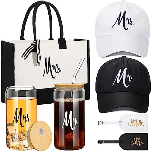 7 Pieces Wedding Gifts For Bride And Groom Sets, Engage...