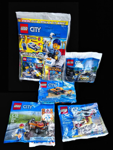 Pack Lego De Revista N°8 Y Polybags City