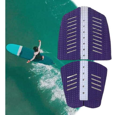 Almohadillas De Tracción Para Surf, 6 Unidades, Púrpura