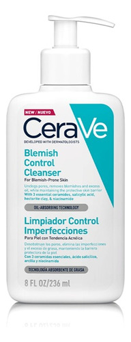 Cerave Limpiador Control Imperfecciones 236 Ml