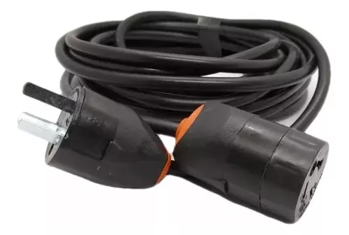 Alargue Prolongador Cable 10mts Richi Con Fichas