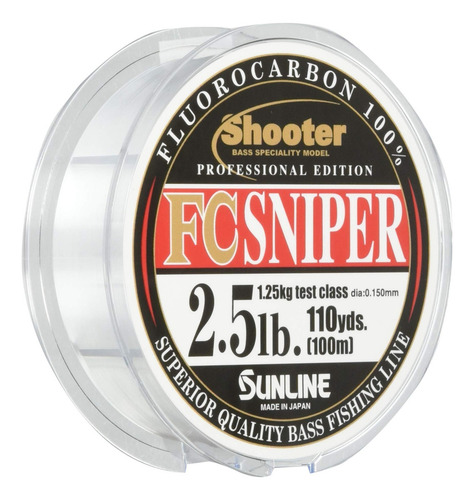 Sunline - Tirador De Línea De Fluorocarbono, Francotirador