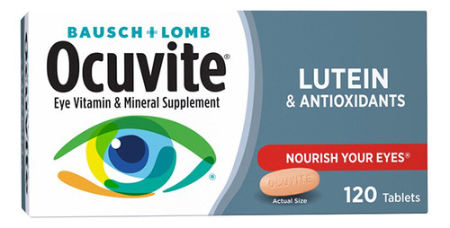 Ocuvite Dm Nutrición Visual Ojos X120u Luteína, Zeaxantina  