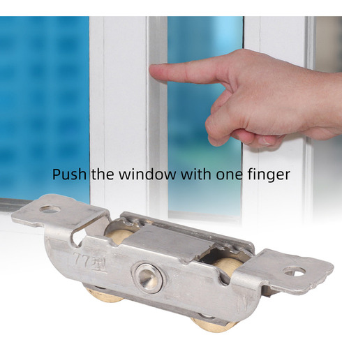 Conjunto De Rodillos Para Puertas Corredizas De Patio, 4 Pie