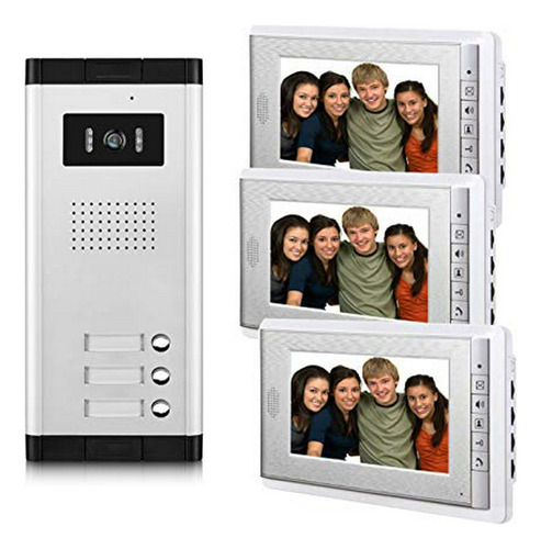 Intercom Video 3 Unidades Para Apartamento