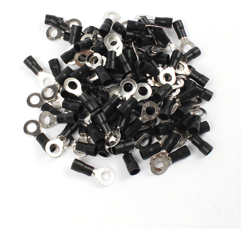 10 Pçs Terminal Pré Isolado Olhal Fio 4mm Furo 5,3mm