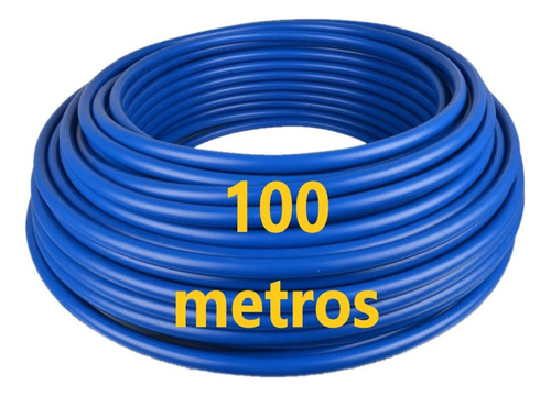 Tubería Manguera 1/2 Kitec 100mts Iusatek Para Agua Fria Color Azul