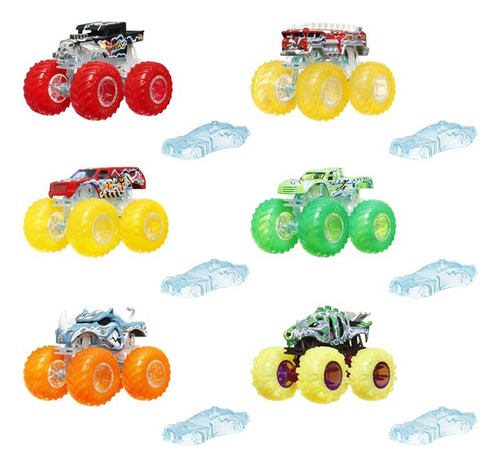 Monster Truck Power Smashers Hot Wheels Hyj19 Color Skelesaurus