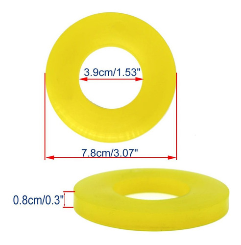 2x Base De Amortiguador Goma Pointer Gol Saveiro Jetta A4 A3