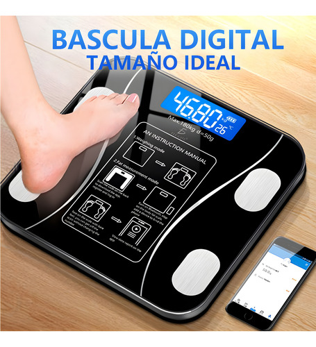 Balanza Báscula Digital Corporal Alta Precisión Hog.87.app