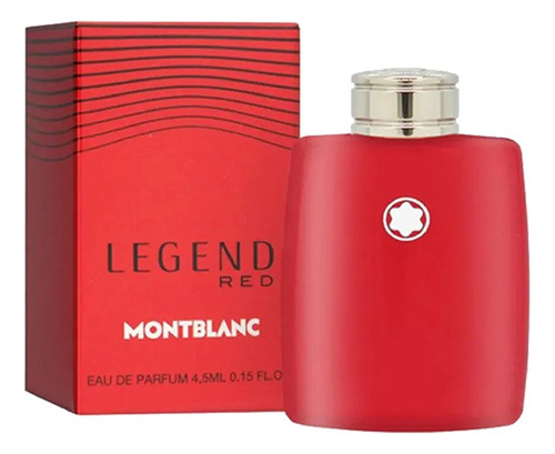 Mini Perfume Legend Red Para Hombre De Mont Blanc Edp 4,5ml