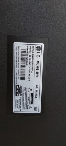 Imagem 2 de 10 de LG 49 4k Uk6310pse /retirada Peça