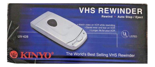 Kinyo Uv-428cinta De Casete Rewinder De Vdeo Vhs Vcr Auto St