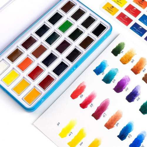 Acuarelas Paul Rubens Set De 24 Colores Con Estuche