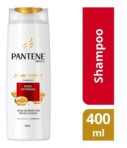 Pack De 6 Shampoo Pantene Pro-v Rizos Defenidos 400 Ml