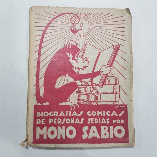 Antiguo Libro Biografías Cómicas El Mono Sabio Mag 59666