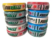 Comprar Rolo 100m Metros Cabo Flexível 2,5mm Fio Elétrico Anti Chama Cor da cobertura Azul