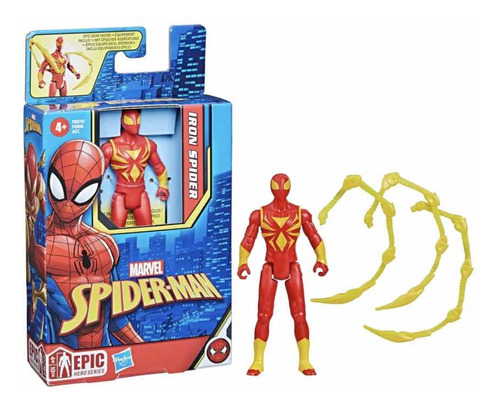 Muñeco Iron Spider Marvel Spiderman Epic Hero Series 10 Cm