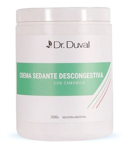 Crema Sedante Y Descongestiva Con Camomila 1kg Duval