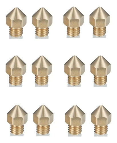..:: Boquilla Nozzle Bronce Cr10s M6 1.75 0.2mm ::..