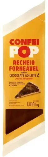 Recheio Forneável Ao Leite Confeipop 1,01 kg - Harald