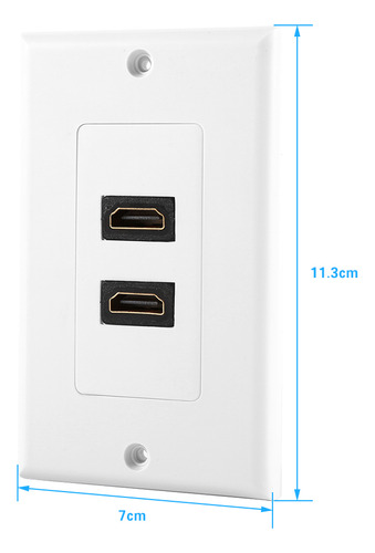 Cubierta Frontal Ethernet Chapada En Oro Con Placa De Pared