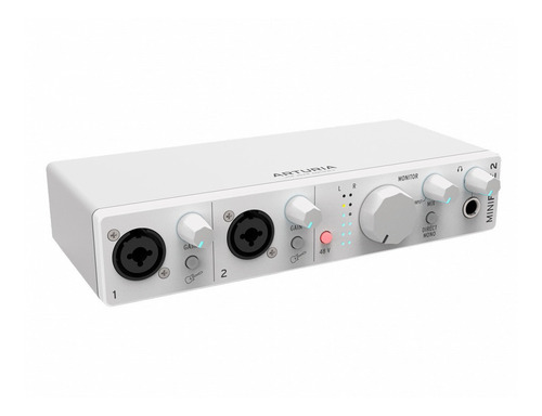 Imagen 4 de 6 de Placa Interfaz De Audio Usb Arturia Minifuse 2 White Color Blanco