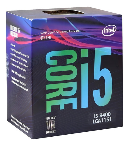 Procesador Intel Core I5-8400 6 Núcleos (usado/remate)