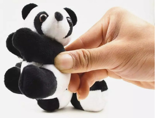 Urso Ursinho Panda 10cm Que Agarra Decoração Casa Dos Ursos