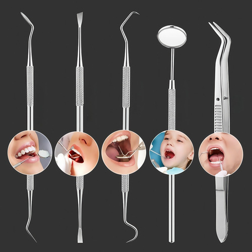 Kit De Limpieza Dental Removedor De Sarro De 8 Piezas R
