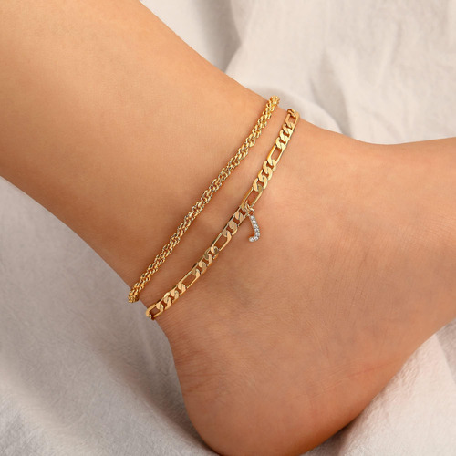 Brijewlic Tobilleras Para Mujer, Tobillera De Oro, Tobillera