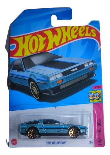 Hot Wheels 81 Delorean Dmc-12 Plateado 2010 Volver Al Futuro