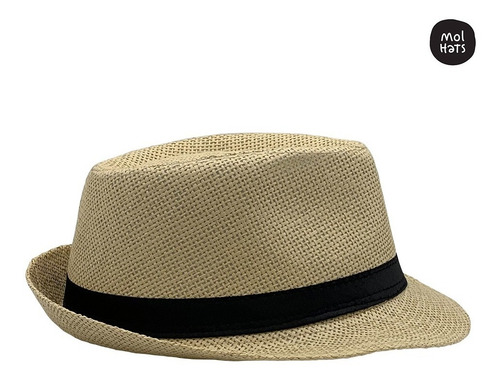Imagen 4 de 6 de Sombrero Estilo Panamá Calidad Premium Solero Verano Playa Calor Unisex Variedad Tonos De Paja
