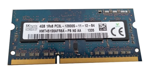 Ram Hinx 4gb Pc3l 12800s Sdram Ddr3 1rx8