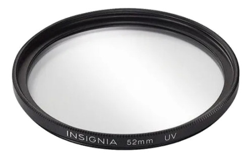 Filtro Uv Para Cámaras 52 Mm - Negro Insignia