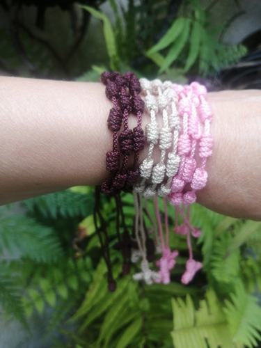 Imagen 2 de 10 de Denarios, Decenarios Pulsera En Hilo Terlenca Para Recuerdos