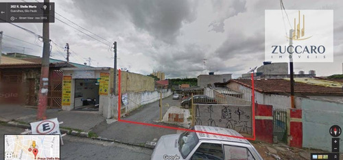 Terreno À Venda, 500 M² Por R$ 780.000,00 - Vila São João - Guarulhos/sp - Te0548