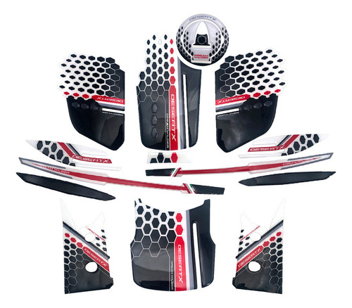 Adhesivos Para Moto 3d Impermeable Para Ducati Desert X 2022