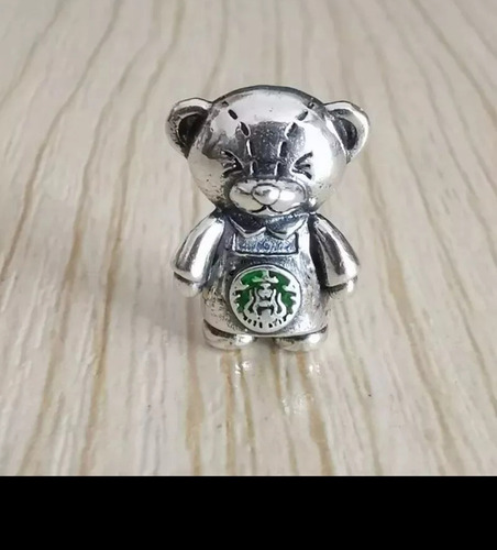 Osito Starbucks Charm Plata S925