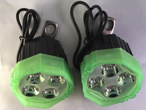 Foco 4 Leds 12v 12w Luz Blanca Super Potente Moto Auto.x2 Y0