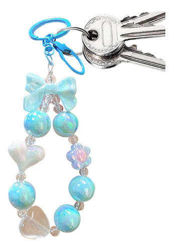 Llavero Con Pulsera De Flores Con Cuentas Llavero Con Cuenta