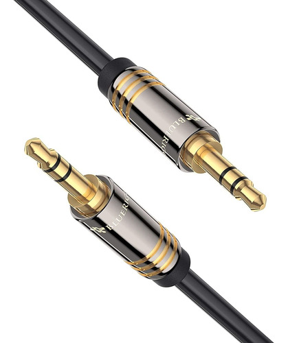 Cable De 3,5 Mm Macho A Macho, 10 Pies/chapado En Oro