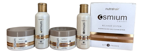 Kit Osmium Smart Relaxer System Hidróx. Guanidina Nutra Hair