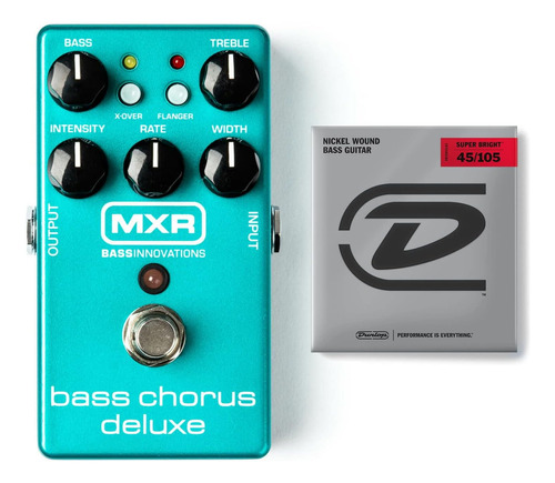 Paquete De Pedal Mxr M83 Bass Chorus Deluxe Cuerdas Baj...